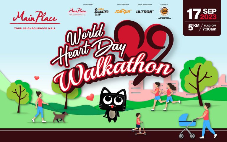 Race Kit Untuk World Heart Day Walkathon 17 Sept 2023